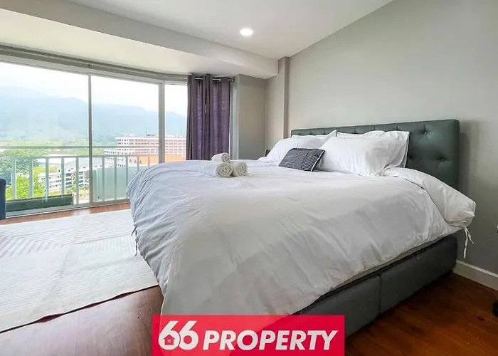 Stunning Mountain View Duplex W Full Kitchen - Walk To Nimman