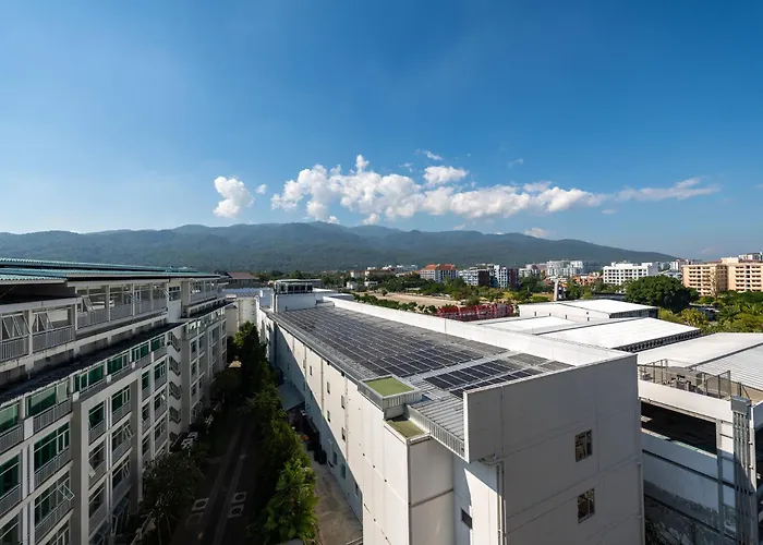The Heart Of Nimman With Mountain View