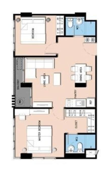 2 Bedrooms 2 Bath Chiang Mai