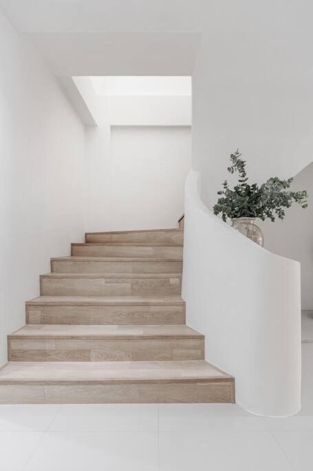 Apartment White Wood House In *