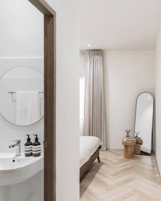 White Wood House In Apartment