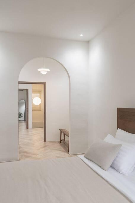White Wood House In Apartment