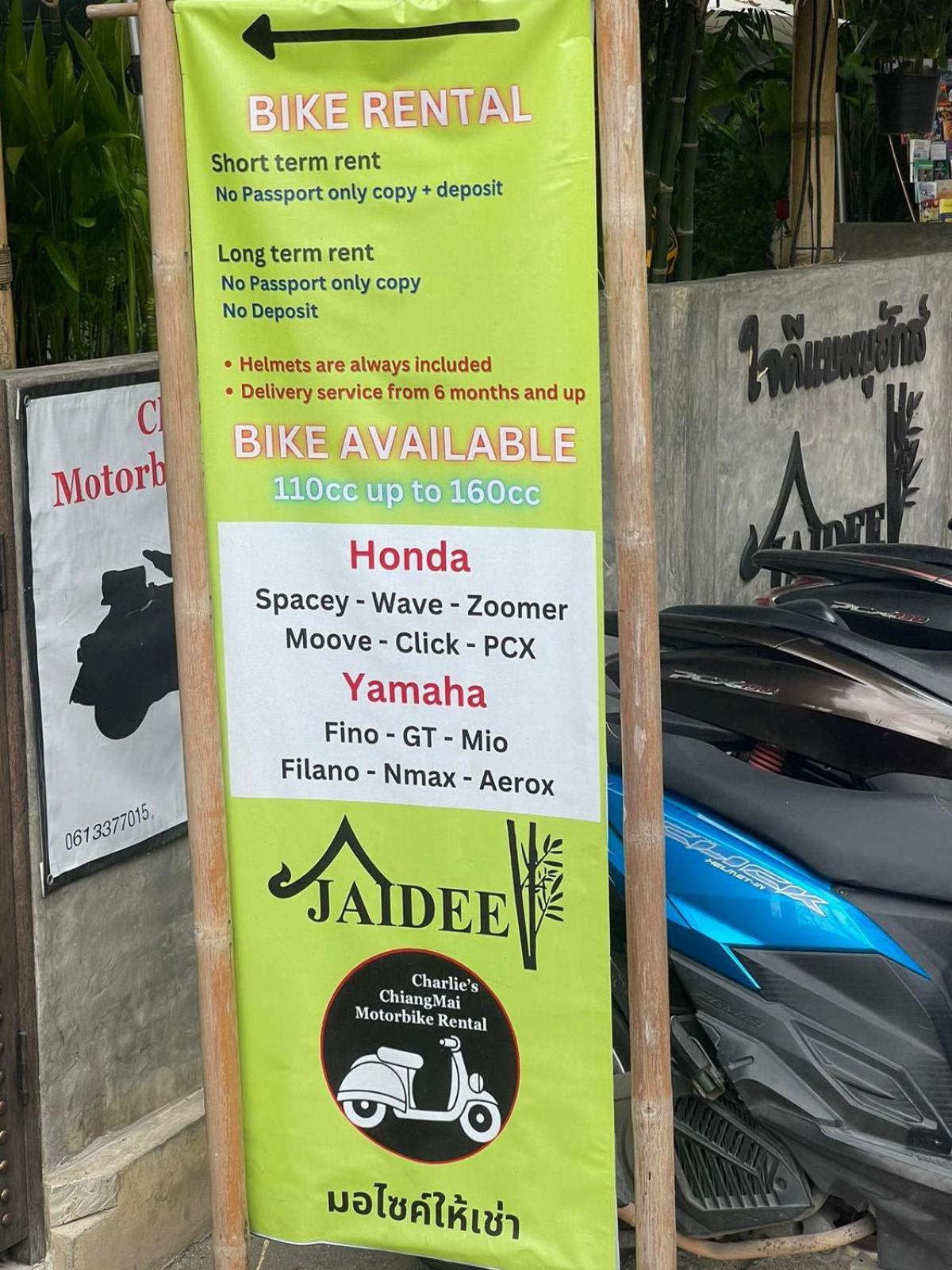 Boutique & Restaurant, Jaidee Bamboo Huts 2* Chiang Mai