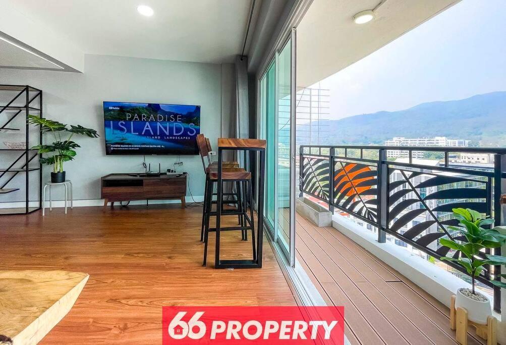 Stunning Mountain View Duplex W Full Kitchen - Walk To Nimman *