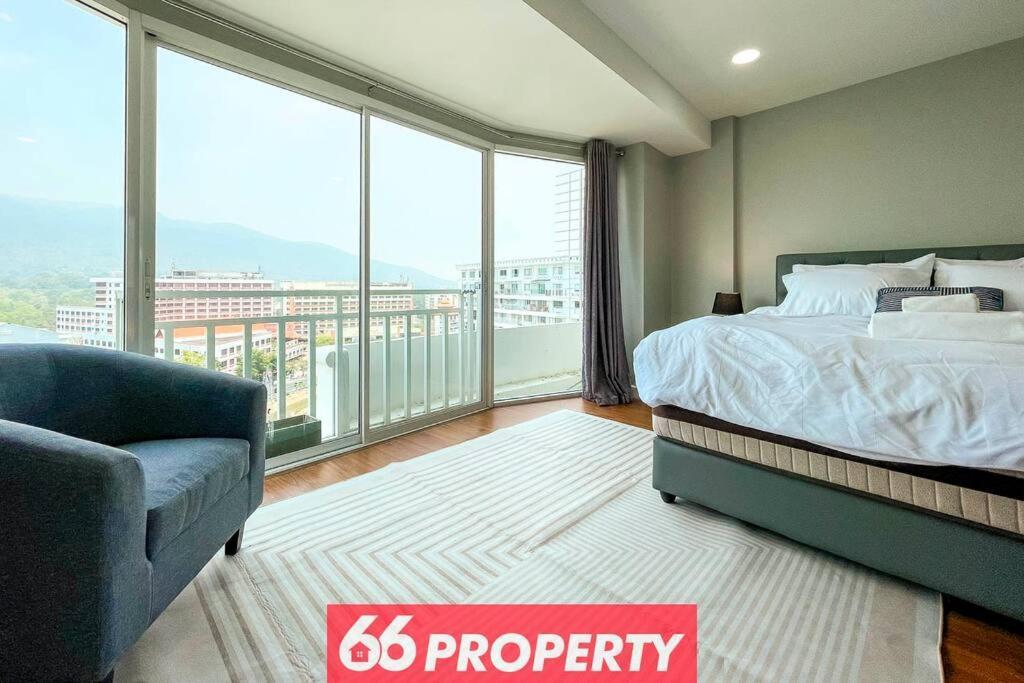 Stunning Mountain View Duplex W Full Kitchen - Walk To Nimman Apartment