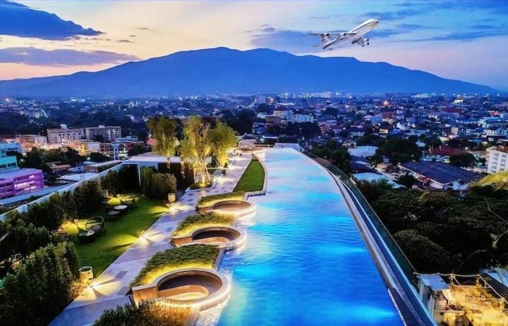 Aparthotel The Astra Sky River 2bd Cozy 45 Sqm Night Bazaar Old Town Chiang Mai
