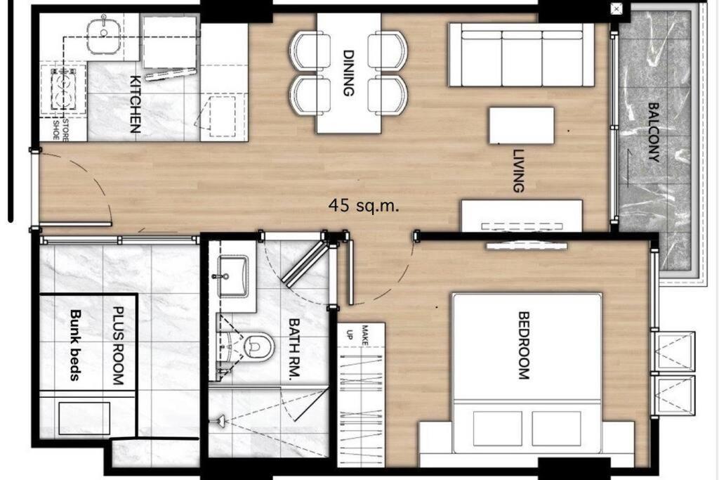 Astra Sky River 2bedrooms Modern Apartment *