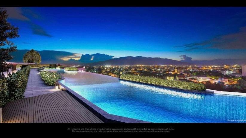 Apartment Adjoining 2b2b -sky River- Infinity Long Rooftop Pool *