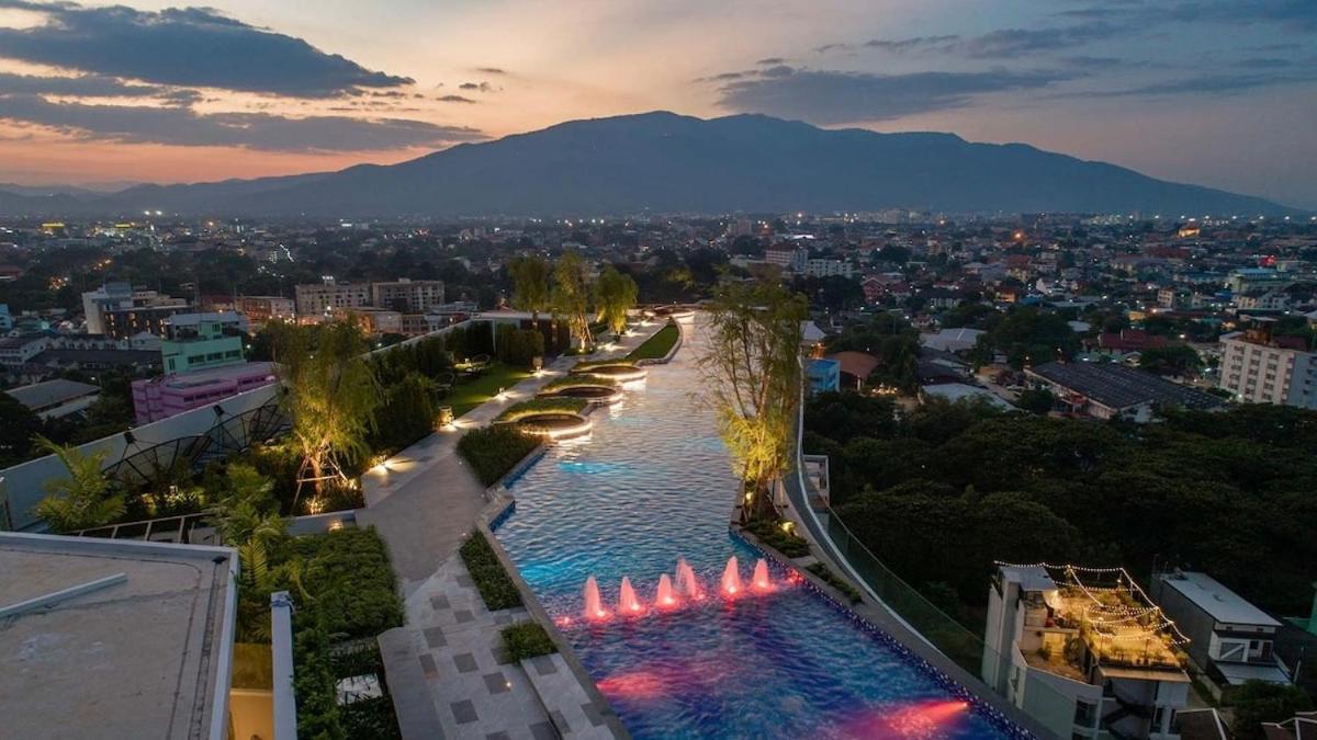 Apartment Adjoining 2b2b -sky River- Infinity Long Rooftop Pool *