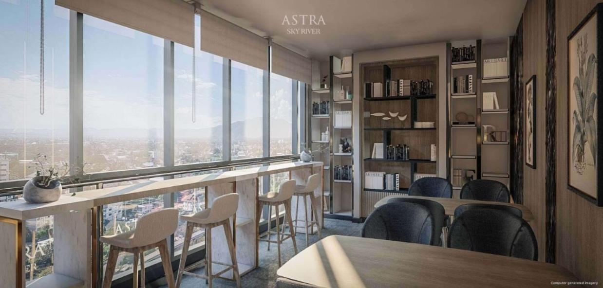 Apartment Comfy 1b1b -sky River- Infinity Long Rooftop Pool Chiang Mai