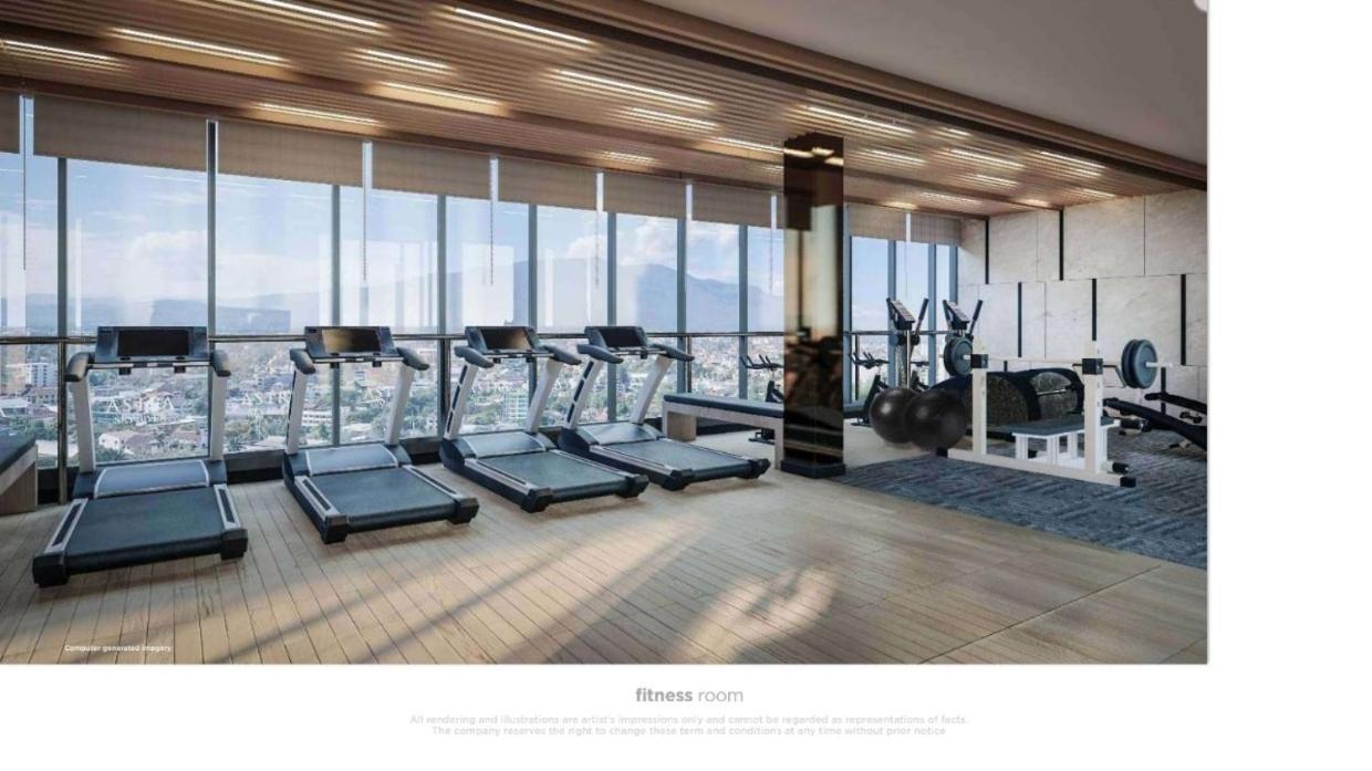 Comfy 1b1b -sky River- Infinity Long Rooftop Pool Apartment