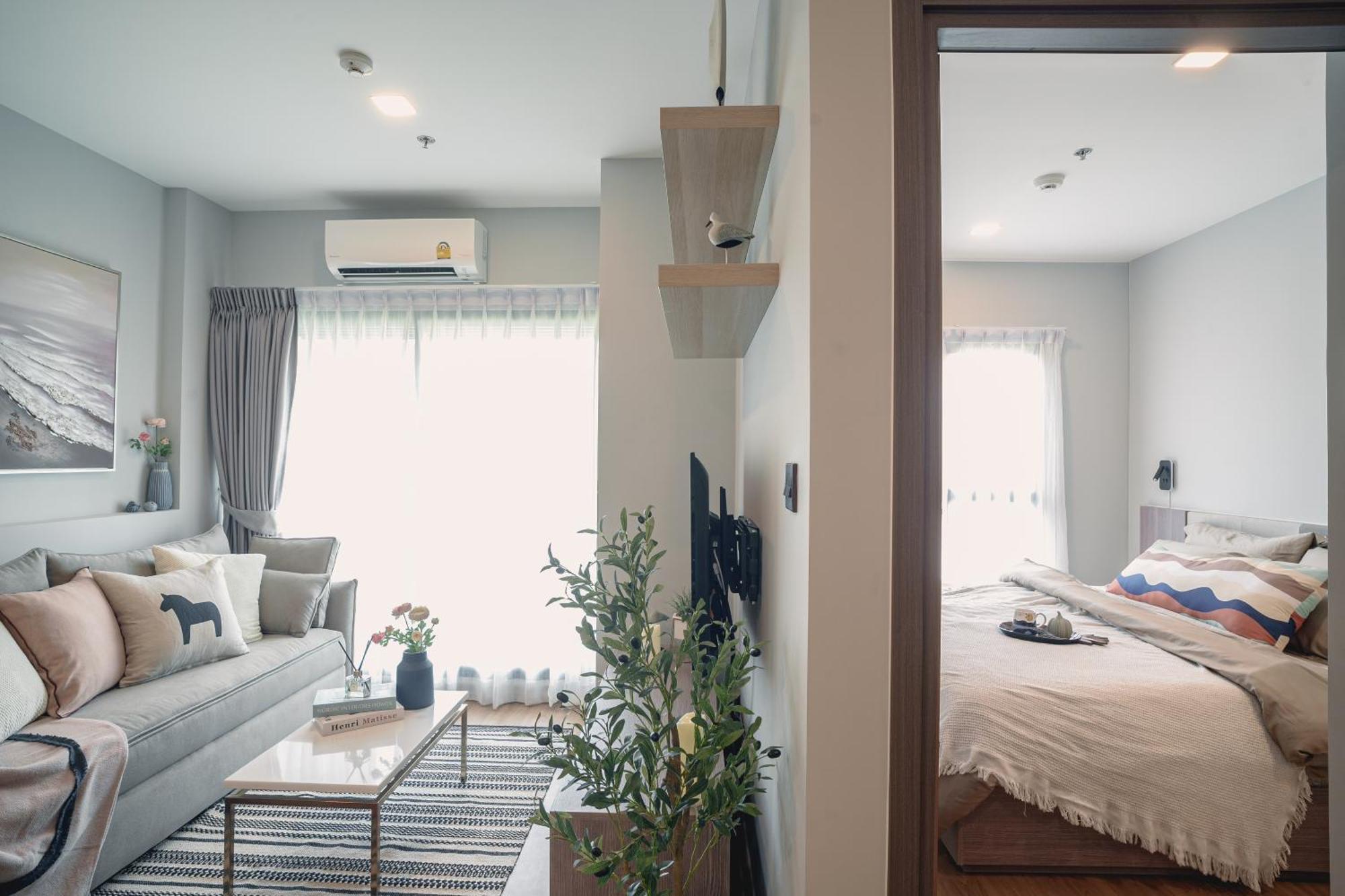 Comfy 1b1b -sky River- Infinity Long Rooftop Pool Apartment *