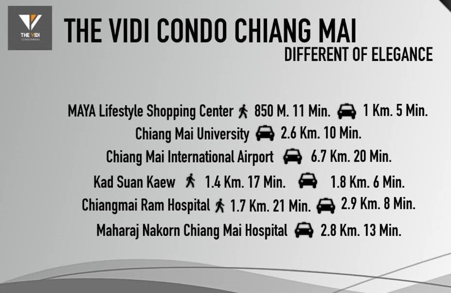 Apartamento Stylist Snug At Vidi Walking To Nimman *