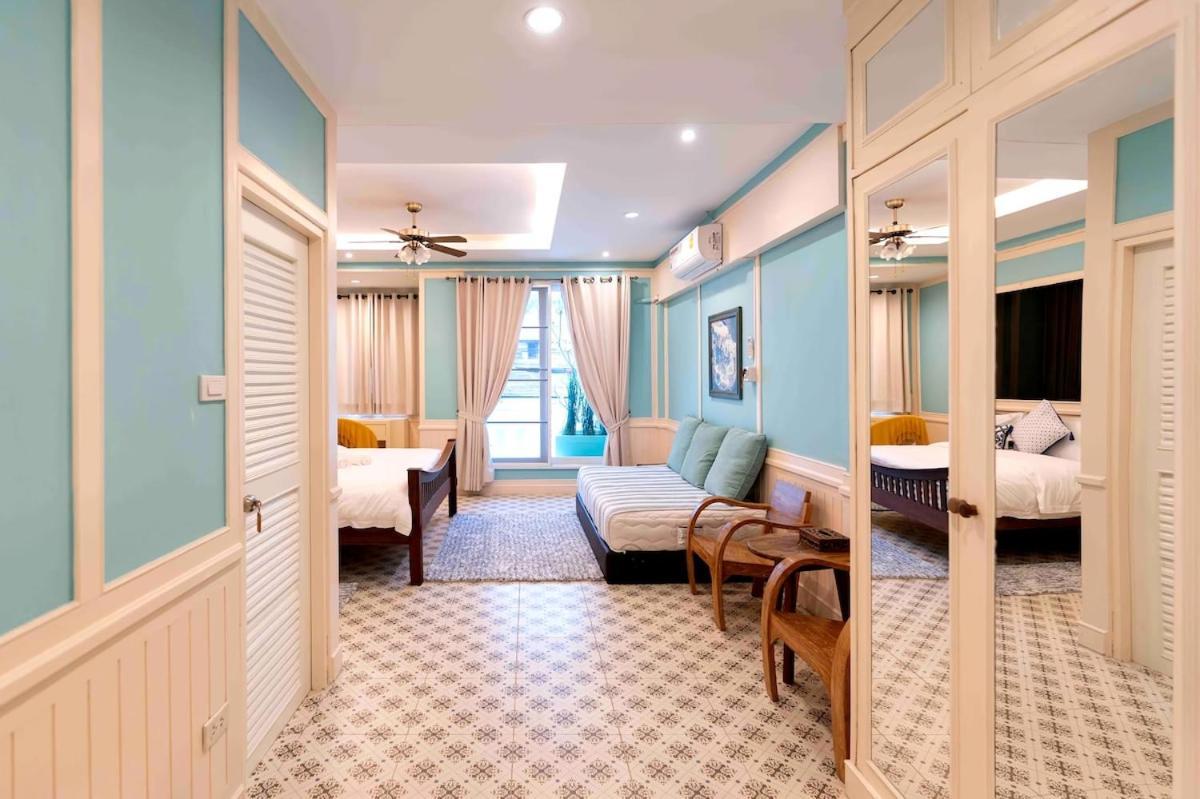 5 Mins Walk To Night Bazaar, 3 Bedrooms, 3 Bathrooms, With Garden, A Quiet Dreamy In The Middle Of The Apartment