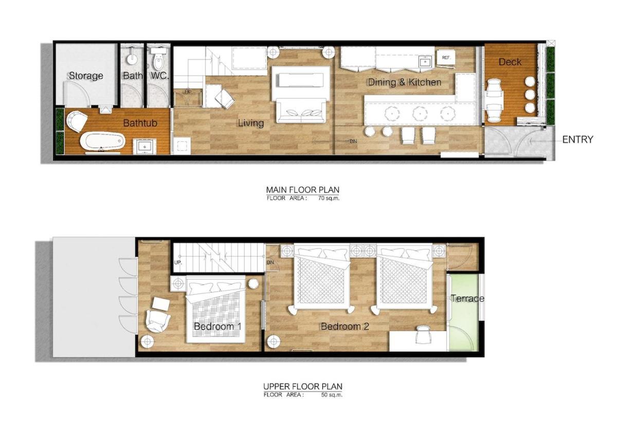 2br House With Bathtub Near Old *