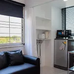 White & Black Cozy Room Heart Of Nimman