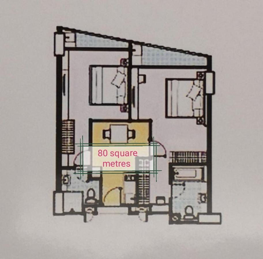 U-home Private 80-86sqm Adjustable 2bedrooms Wooden Decor 80平米 *