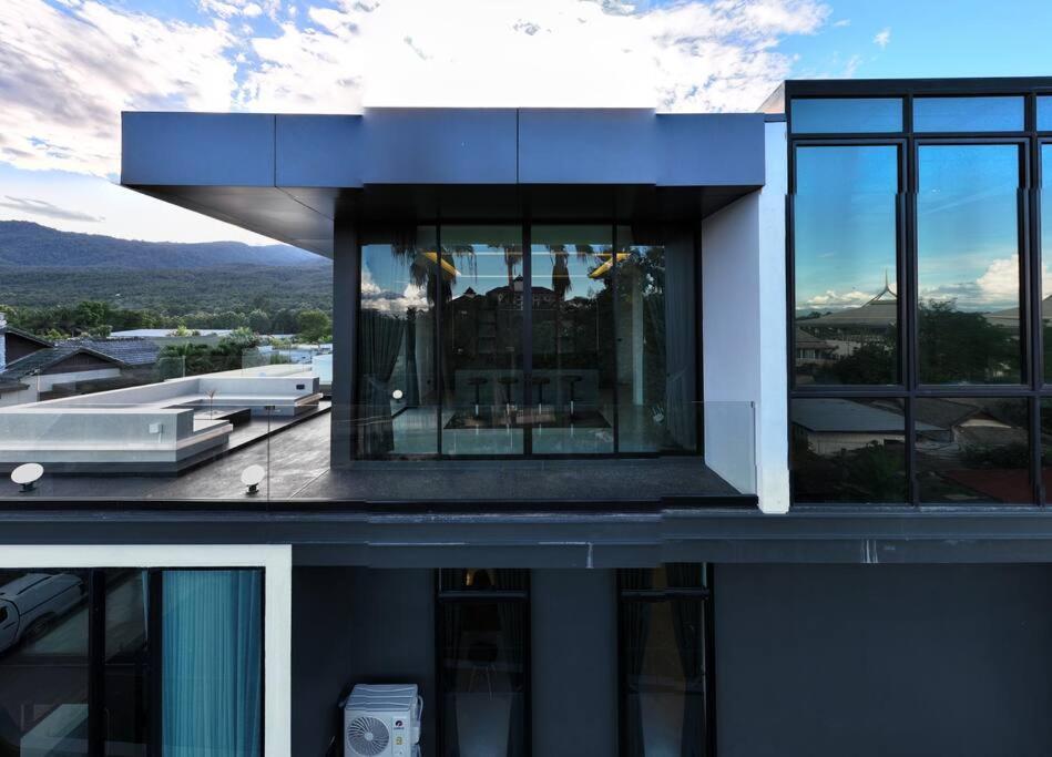Futuristic Pool With Stunning Mountain View