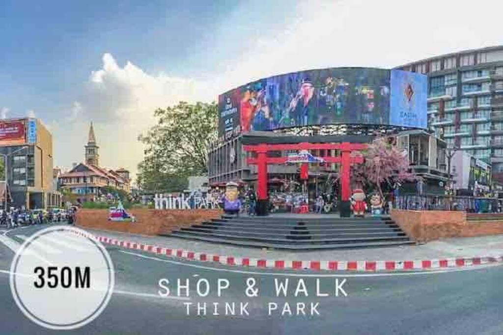 Apartment Comfy 300m To Think Park/maya/one Nimman *