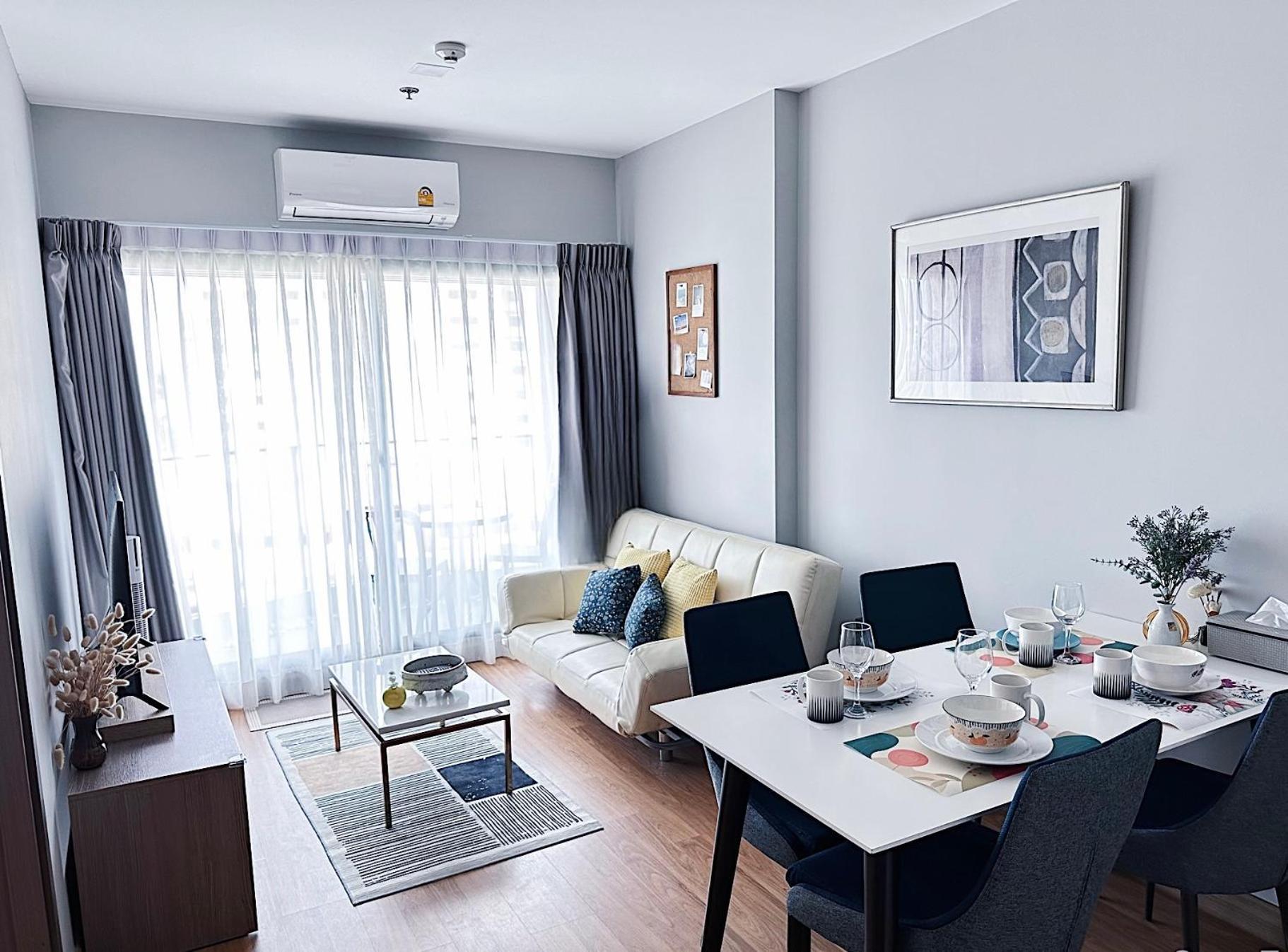 Apartamento New & Cozy 2 Bedroom @ The Astra Sky River Chiang Mai