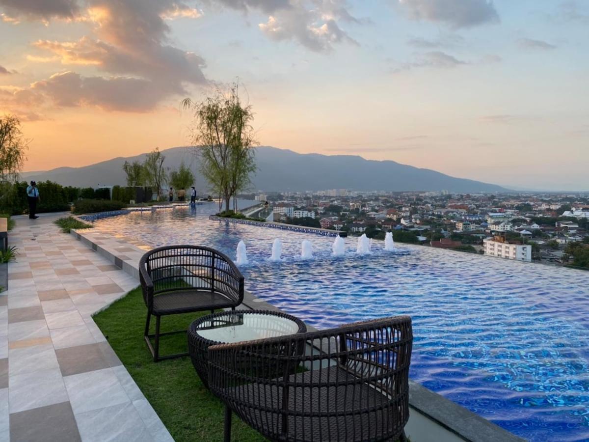 Bright Large 2b2b 73sqm -astra Sky River Rooftop Pool * Chiang Mai